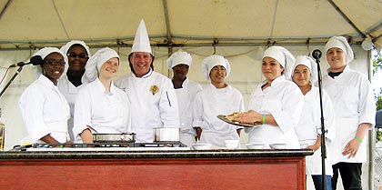 Culinary Students Throw in Their Hats with Chef Sir Roy to Cook for Relay for Life 2011