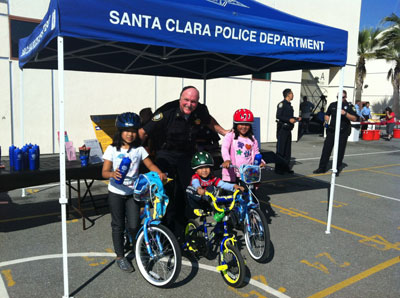 Santa Clara Police Help Bicyclists Prevent Thefts