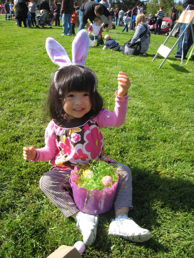 Families Come Out for City Egg Hunt