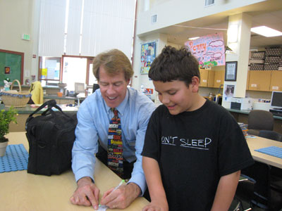 Author Jeff Savage Visits Santa Clara School