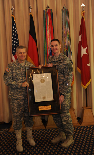 Santa Clara native earns Army award in Germany