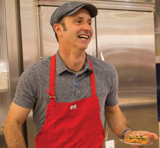 Olympic Gold Medalist Cooks at Macy's