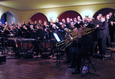 Santa Clara Chorale Concert of Christmas Carols Celebratory with Brass