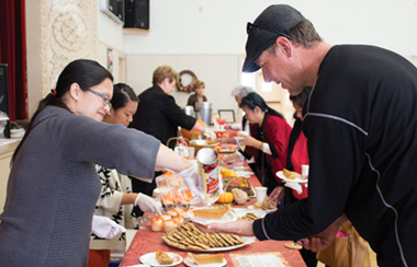 Marsalli Family Celebrates Thanksgiving by Serving Others