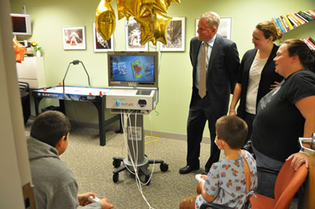 Wii on Wheels Wow, for Kaiser Permanente Santa Clara Pediatric Patients