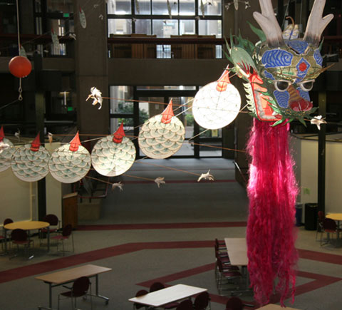 Chinese Dragon Kite at Mission College Welcomes the Lunar New Year