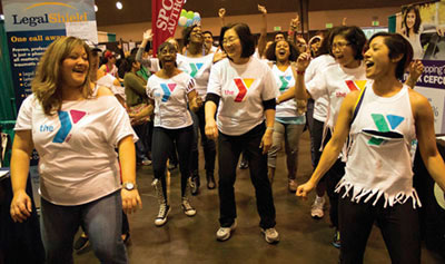 Sports, Health and Wellness Expo Mobbed by YMCA