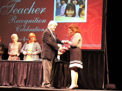Mary Pat Phillips Wins Teacher of the Year Award