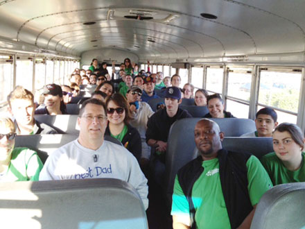 Santa Clara School Bus Team Honored for Giving Back to the Community