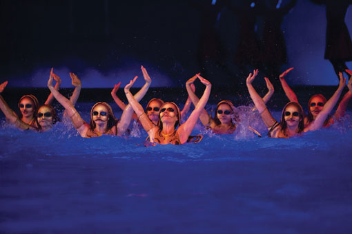 Former Aquamaids Show Synchronization Skills in O