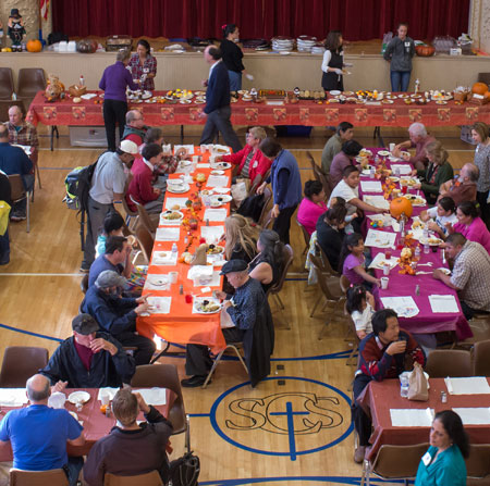 Santa Clara's Marsalli Family Set Their Thanksgiving Dinner Table for 700