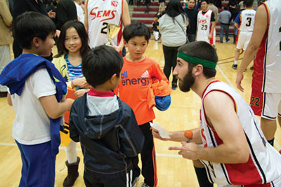 Seminarians Tie Series with Revs at Annual Basketball Game