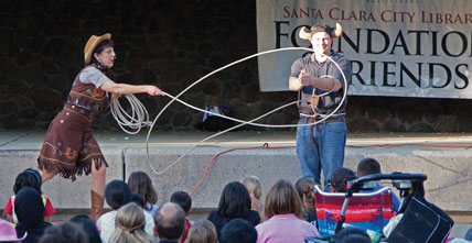 Cowgirl Tricks Delights Crowds