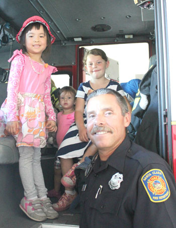 Community Attends Santa Clara Fire Department's Open House