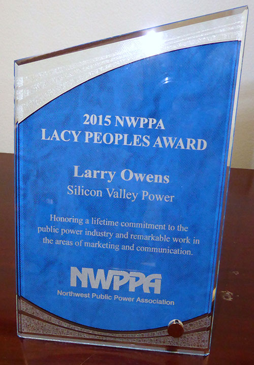Electric Utility Powerhouse Larry Owens Receives Lifetime Achievement Award