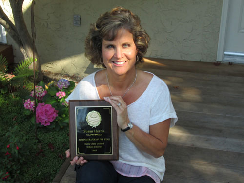Principal Susan Harris is Named SCUSD's Administrator of the Year