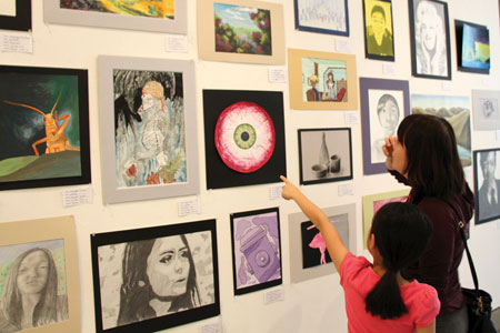 Santa Clarans Turn Out for Annual Student Art Show