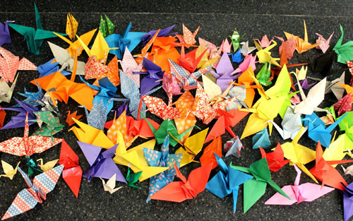 Santa Clara High School Students Fold Cranes for Struggling Senior