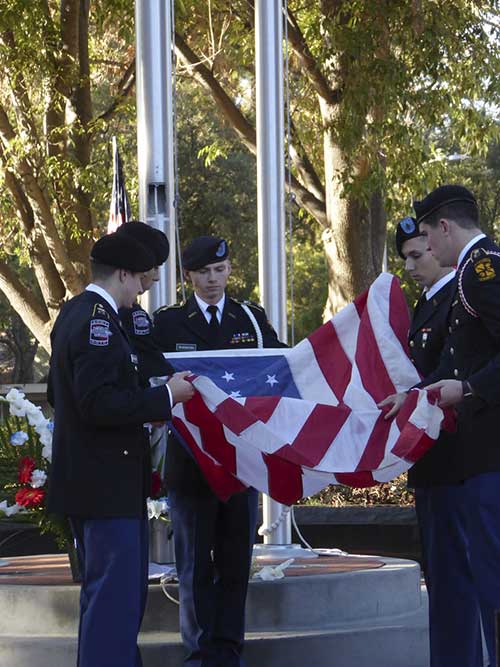 All Flags Flying at Santa Clara Veterans Memorial