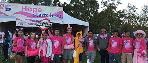 Santa Clara High School Students Raise Money to Support Breast Cancer Awareness and Research