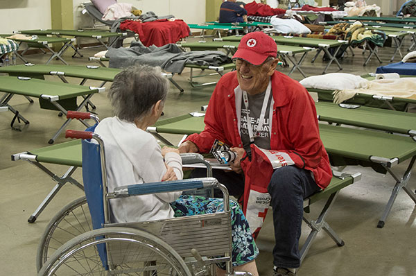 Santa Clara Red Cross Volunteer Answers Red Cross Call to Help Lake County Wildfire Victims