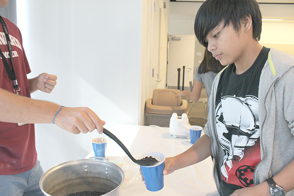 Teens Learn How to Make Popular Beverage at Library Workshop
