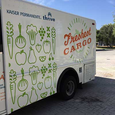 A New Twist on Eating Healthy Eat Well, Live Well: Kaiser Helps Support new Produce Truck