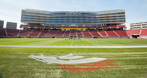 Transforming Levi's Stadium Into Super Bowl 50 Stadium