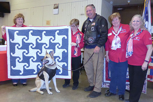 Quilting Peace Work: South Bay Blue Star Moms Award Quilts of Valor