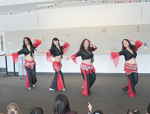 Bellies Bared and Bellies Filled at Northside Library's International Day