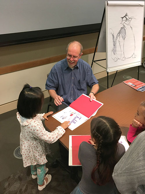 Children's Book Author and Illustrator Frans Vischer Speaks at Central Park Library