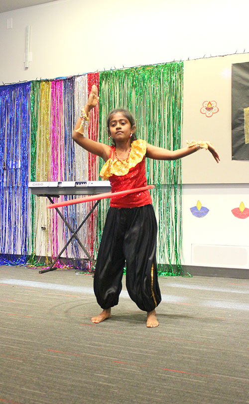 Talent Show Displays South Asian Culture at Northside Library's Diwali Dhamaka
