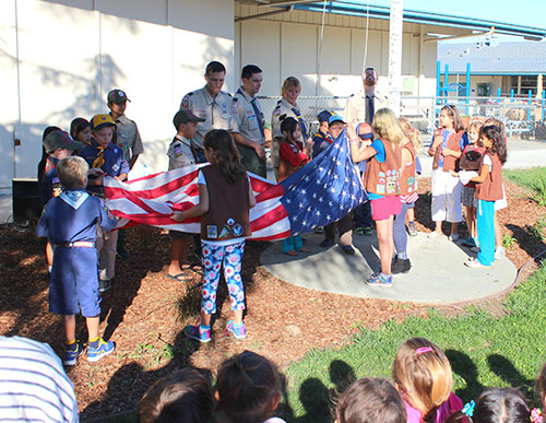 Washington Open Elementary School Remembers 9/11 at Flag Ceremony