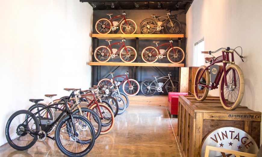 Vintage Electric in Santa Clara makes manual-electric hybrids and fully electric bicycles. Founder Andrew Davidge and his team explain how they got here.