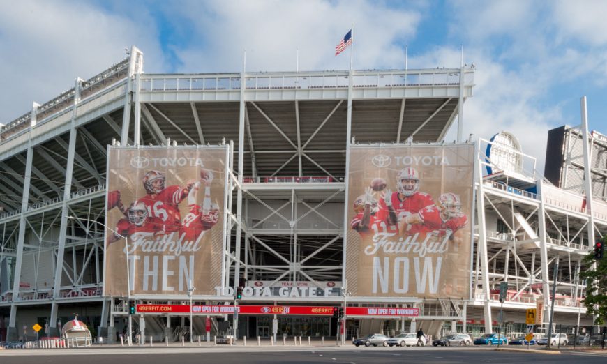 49ers have filed a lawsuit against the City of Santa Clara. The city is trying to take management control back over Levi's Stadium.