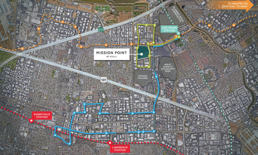 Mission Point, a development by Kylli, has been paused by the Federal Aviation Administration, aka the FAA. Mission Point is located at 3005 Democracy Way.