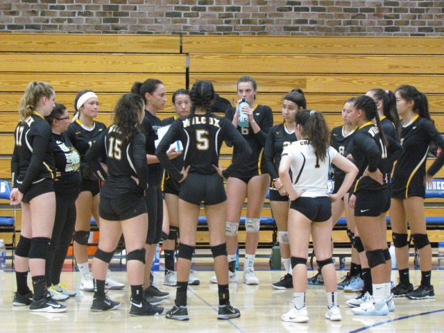 The Santa Clara Wilcox Chargers Volleyball team took on the Pioneer Mustangs. They went far, but they ultimately lost the game.