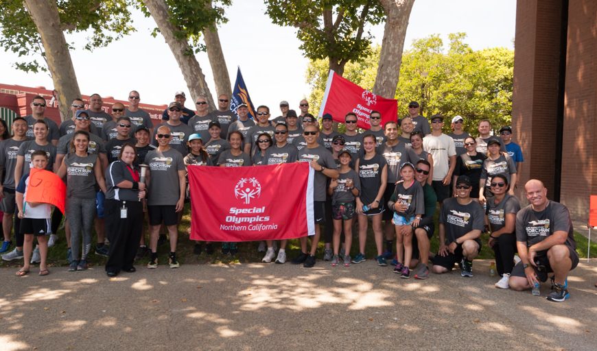 SCPD was named #1 Fundraising Police Department for the Law Enforcement Torch Run for Special Olympics Northern California.