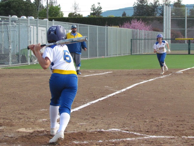 The stand-outs in the Santa Clara Bruins Softball game were Abigail Klahold Vanessa Calvillo. They did great work for their team.