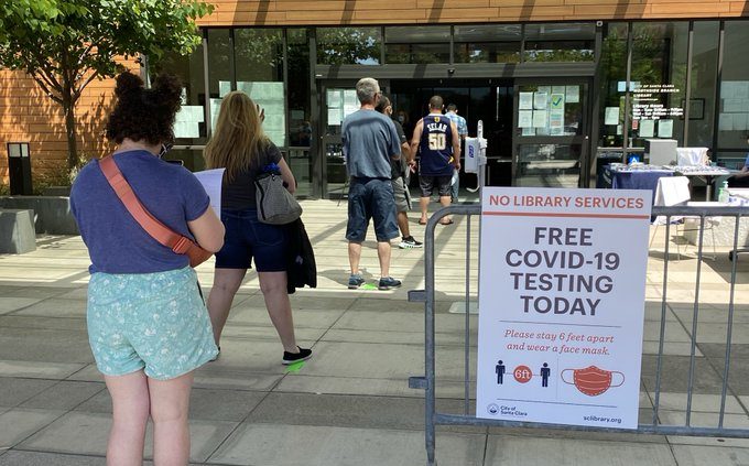 The City of Santa Clara and the County of Santa Clara are offering Free COVID-19 Testing at Northside Branch Library, Tuesday through Friday.