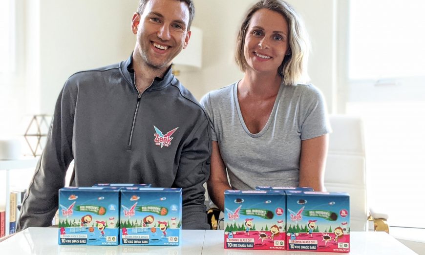 Santa Clara power couple, Reid Pearson and Kassidy Pearson, began Zeek Bars in their home and now have a partnership with Whole Foods.