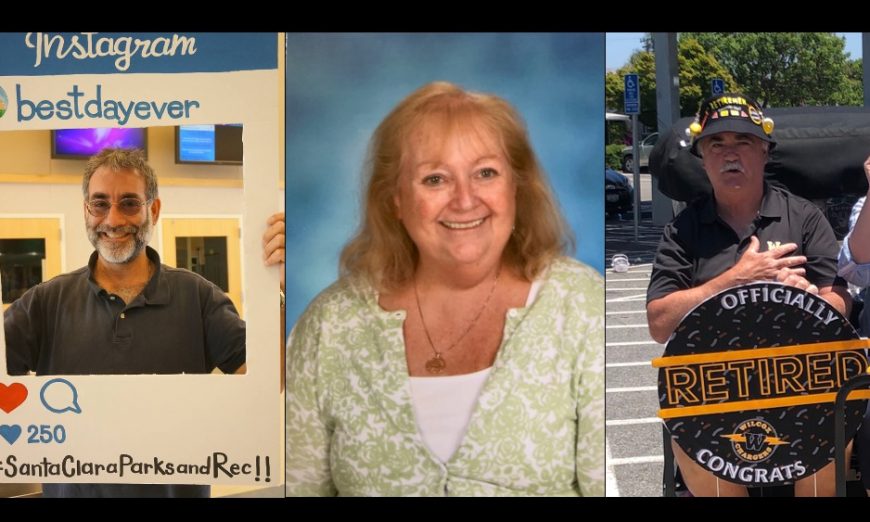 SCUSD honored retiring employees during their Employee Recognitions. Stan Garber, Beth Dericco, and John Aguiar were honored.