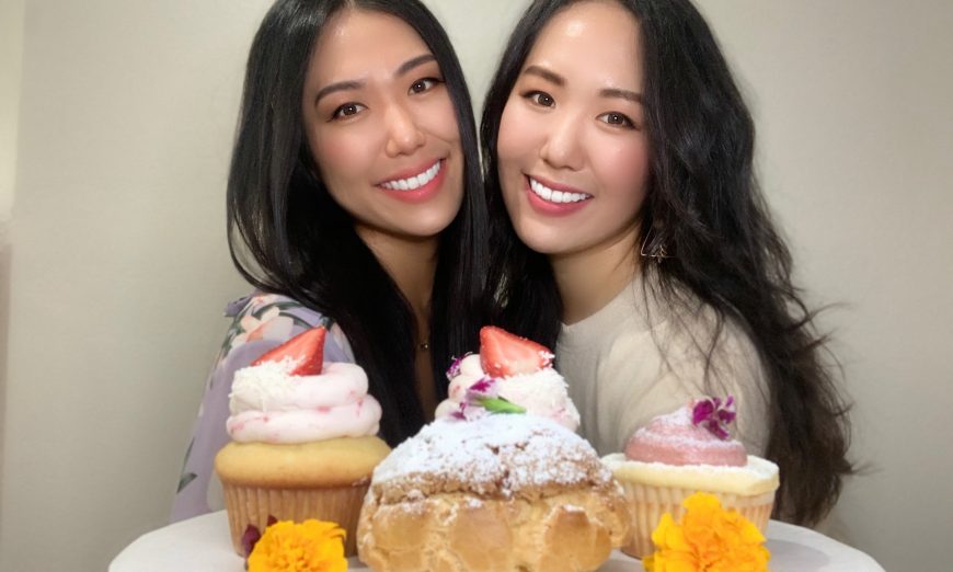 Mindy and Megan Park are the twin sisters behind the MCourse online bakery. They now work full time to make tasty desserts.