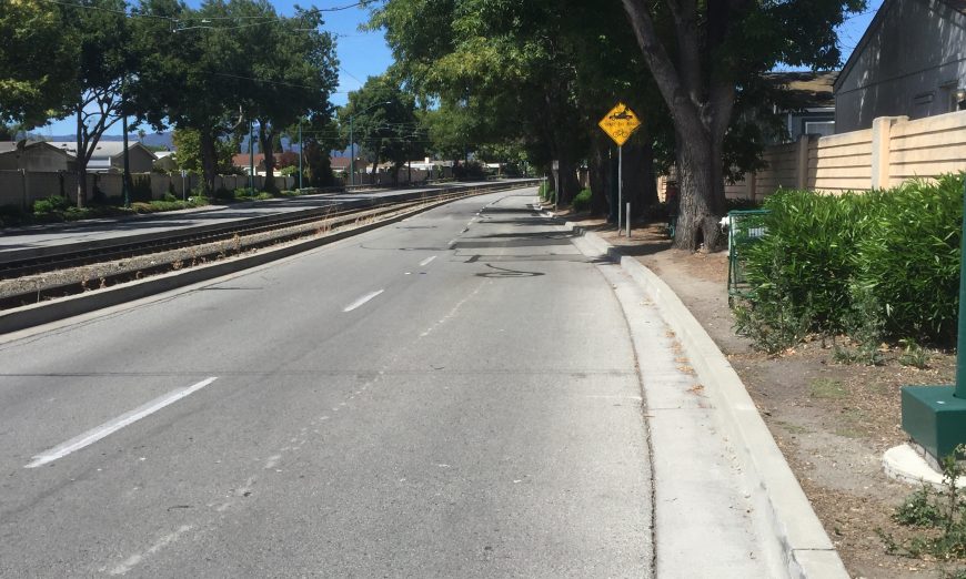 The Sunnyvale City Council has decided to close a lane on Tasman Drive to create a temporary sidewalk for keeping pedestrians safe.