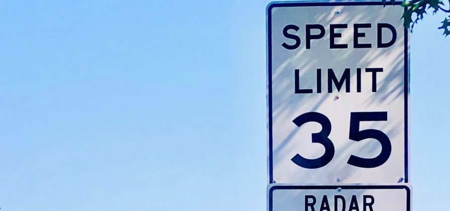 The speed limit on El Camino Real through the City of Sunnyvale is now 35 mph. The Mayor worked with Caltrans to get the speed limit reduced.