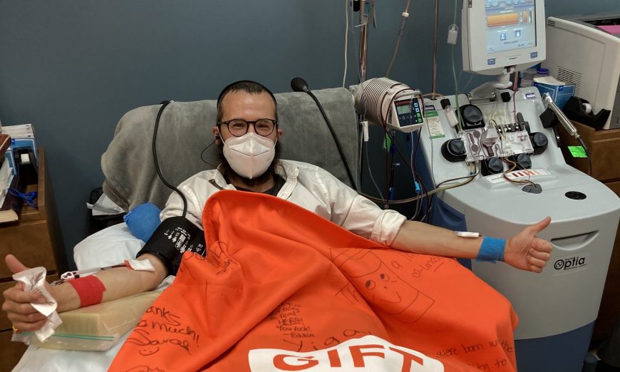 Rabbi Yigal Rosenberg, head of Chabad Santa Clara, partners with Gift of Life for a Stem Cell drive and finds his match to donate to.