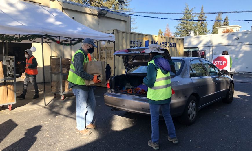 The Sunnyvale Community Services is distributing holiday toys and resources to local families who are in need. It's been a hard year for families.