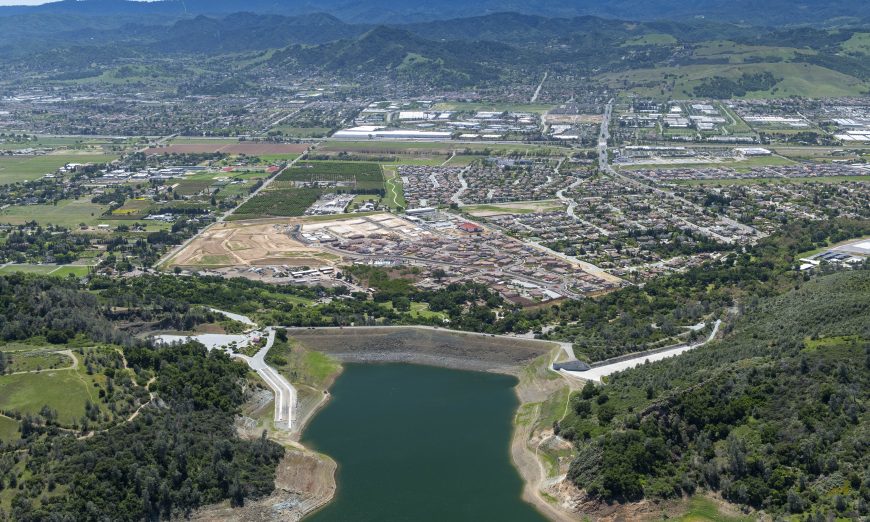 Santa Clara Valley Water District has been lowering the water level on the Anderson Dam to avoid flooding in the event of a major earthquake.