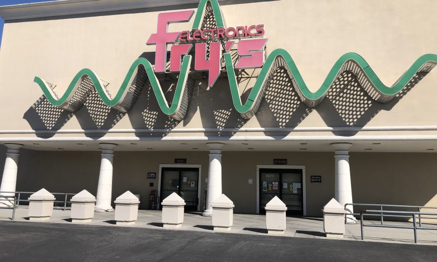 The Fry’s Electronics in Sunnyvale and accross the county closes overnight. They employees and loyal customers were suprised.