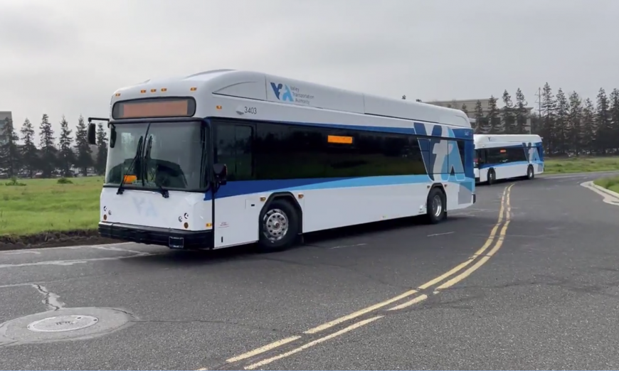 The Santa Clara Valley Transportation Agency is starting to receive new hybrid buses for its fleet of vehicles and will roll them out in the coming months.